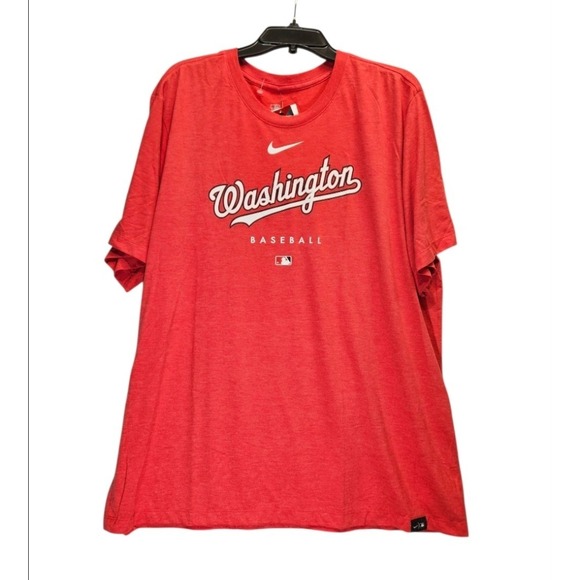 Nike Washington Nationals Shirt XXL MLB 2023 Authentic Collection‎ Center Swoosh - Picture 1 of 10